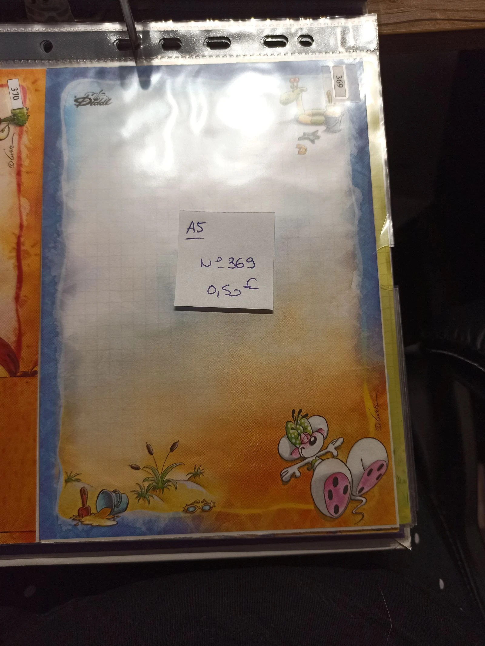Feuille Diddl A5 369 0,50e 